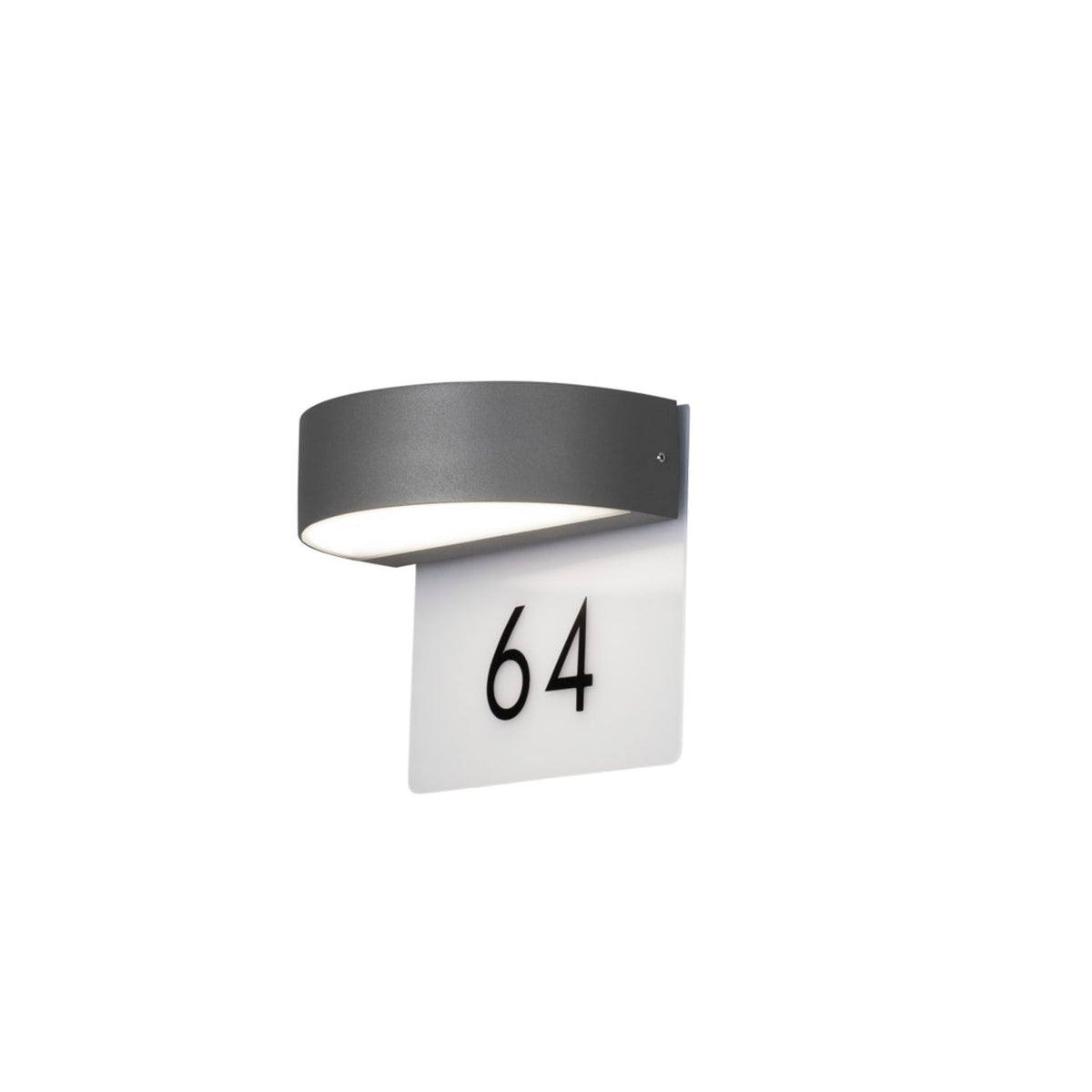 Monza HP-LED 2x4,5W Mörkgrå Vägglampa Ute