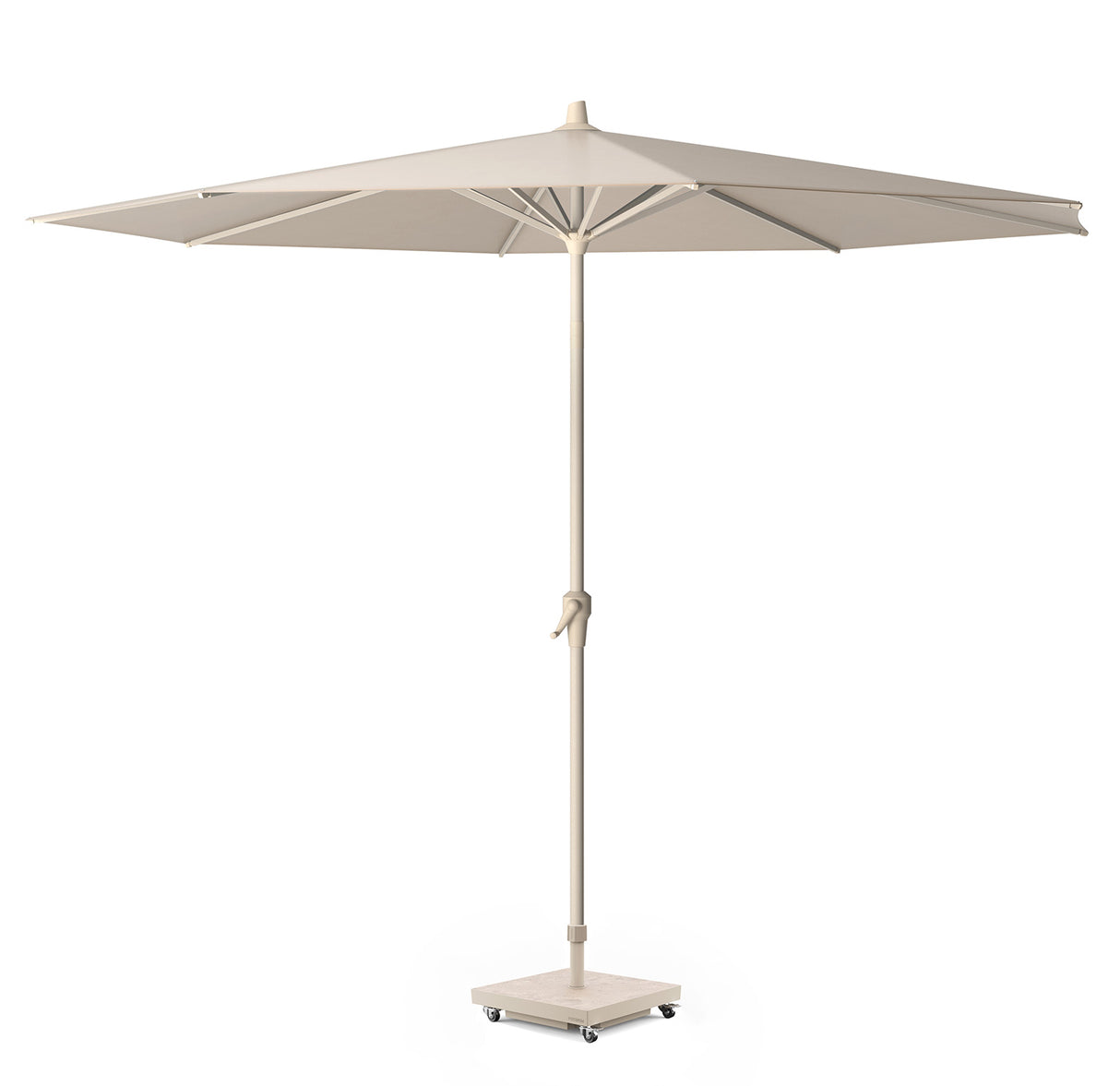 Riva Parasoll 300 cm Sandstone / Ivory