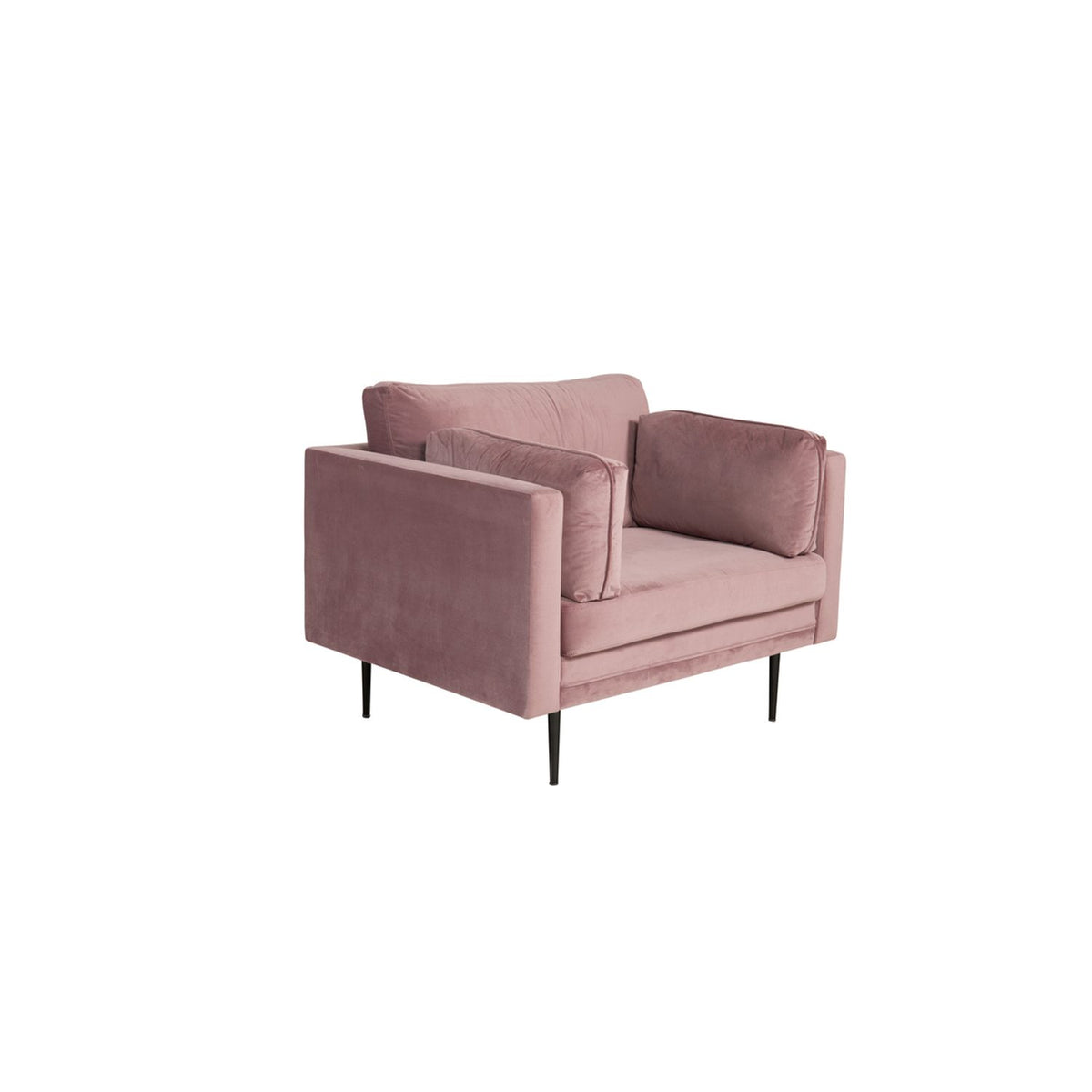 Boom Fåtölj Rosa, Svart
