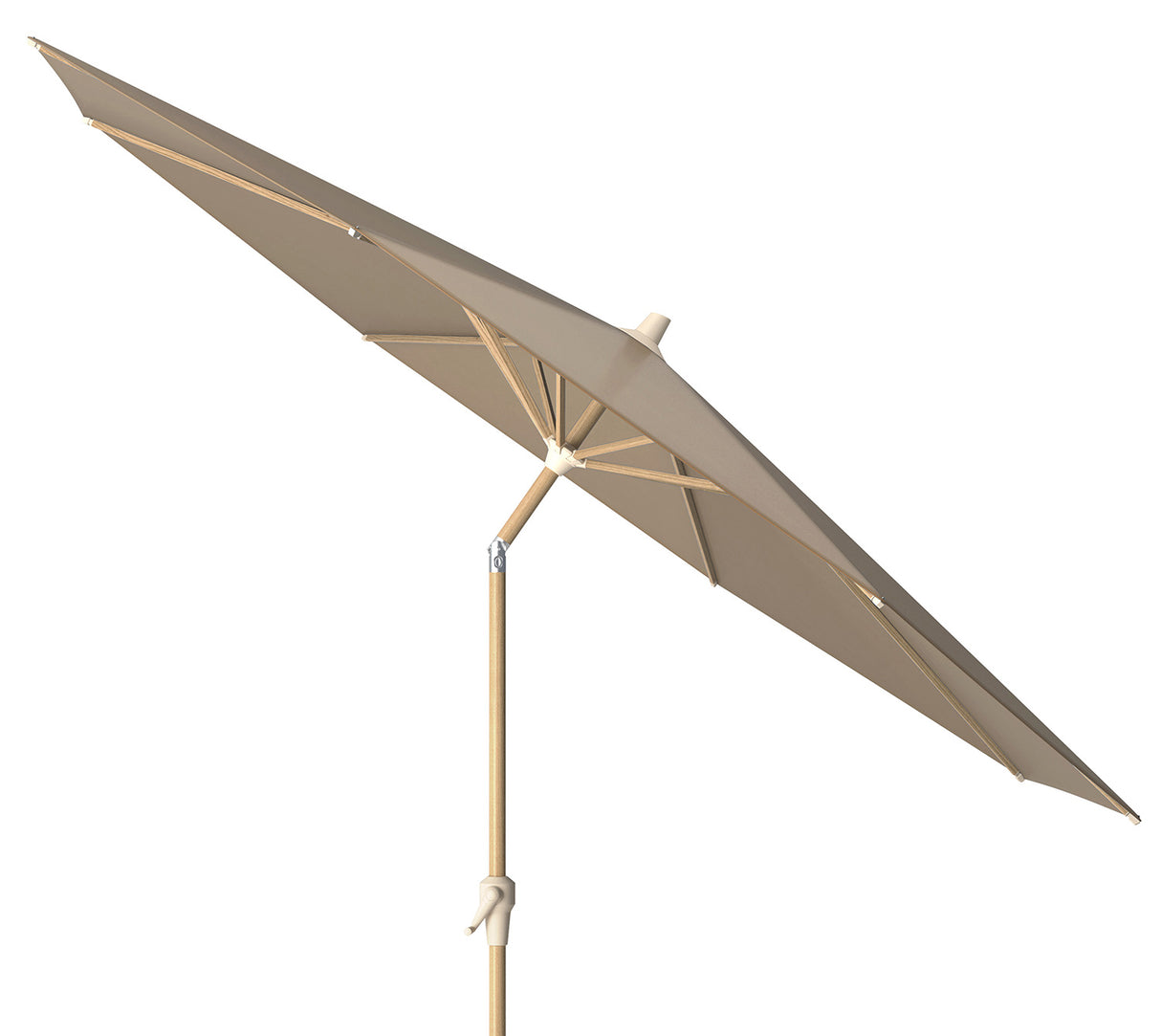 Riva Parasoll 250 cm Teak Look / Taupe