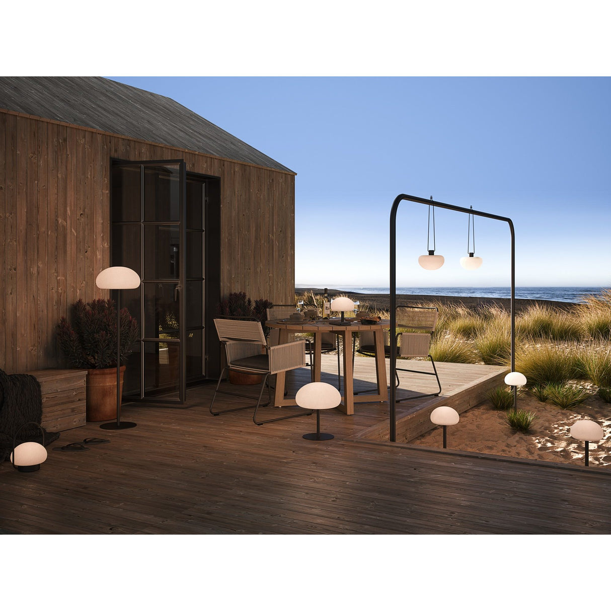 Uppladdningsbar Sponge Pendant Vit Pendellampa