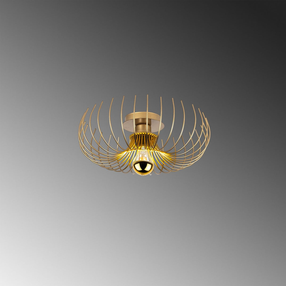 Carson Ljuskrona Guld 36 x 36 x 12 cm