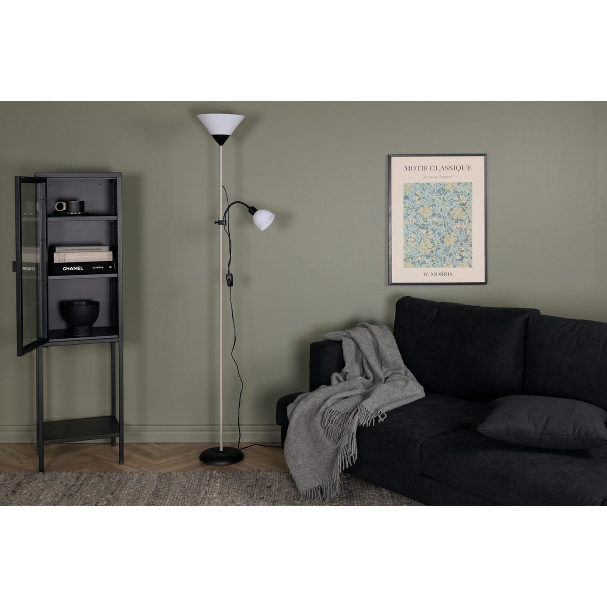 Bagasi Golvlampa Beige