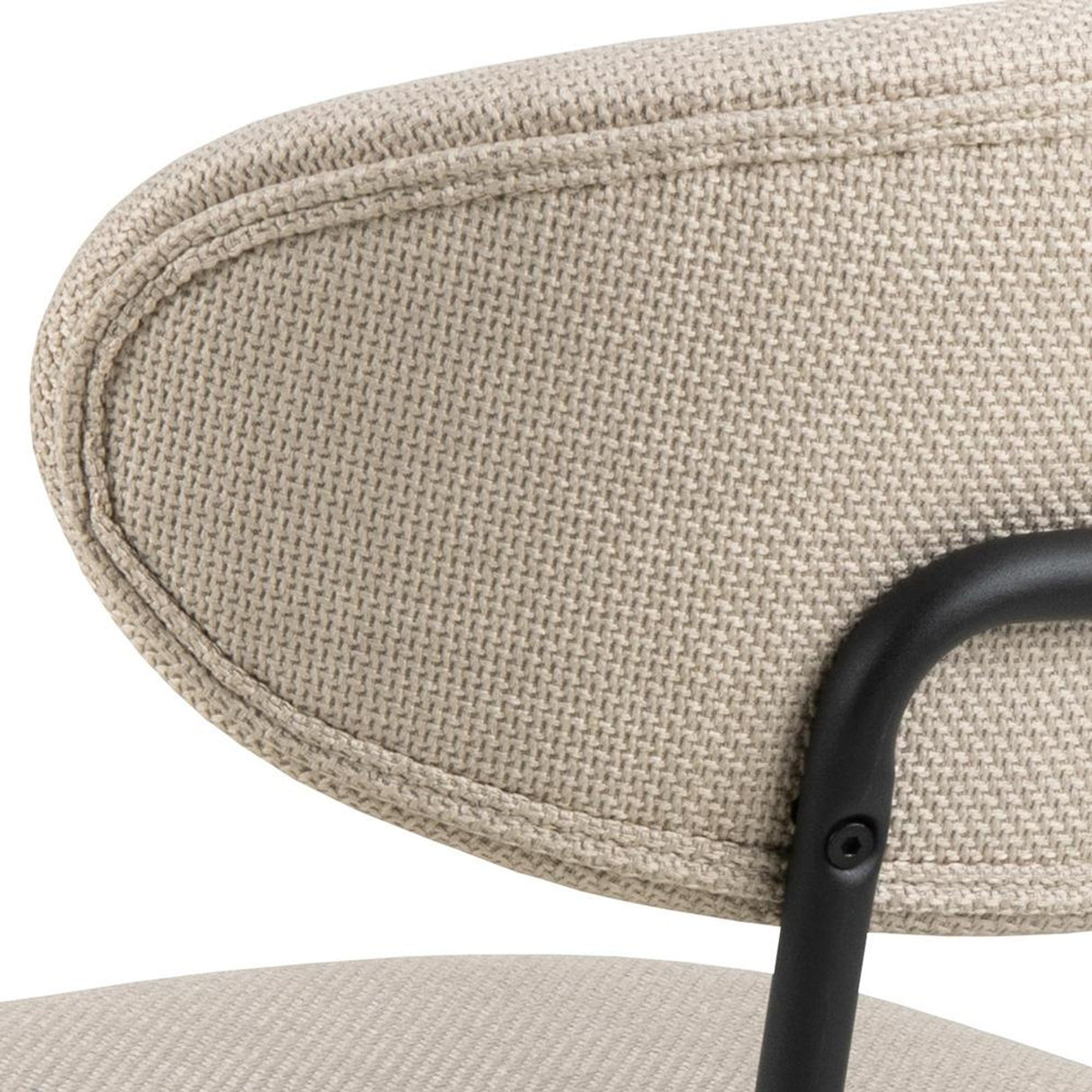 Delfino Matstol Basel tyg Beige