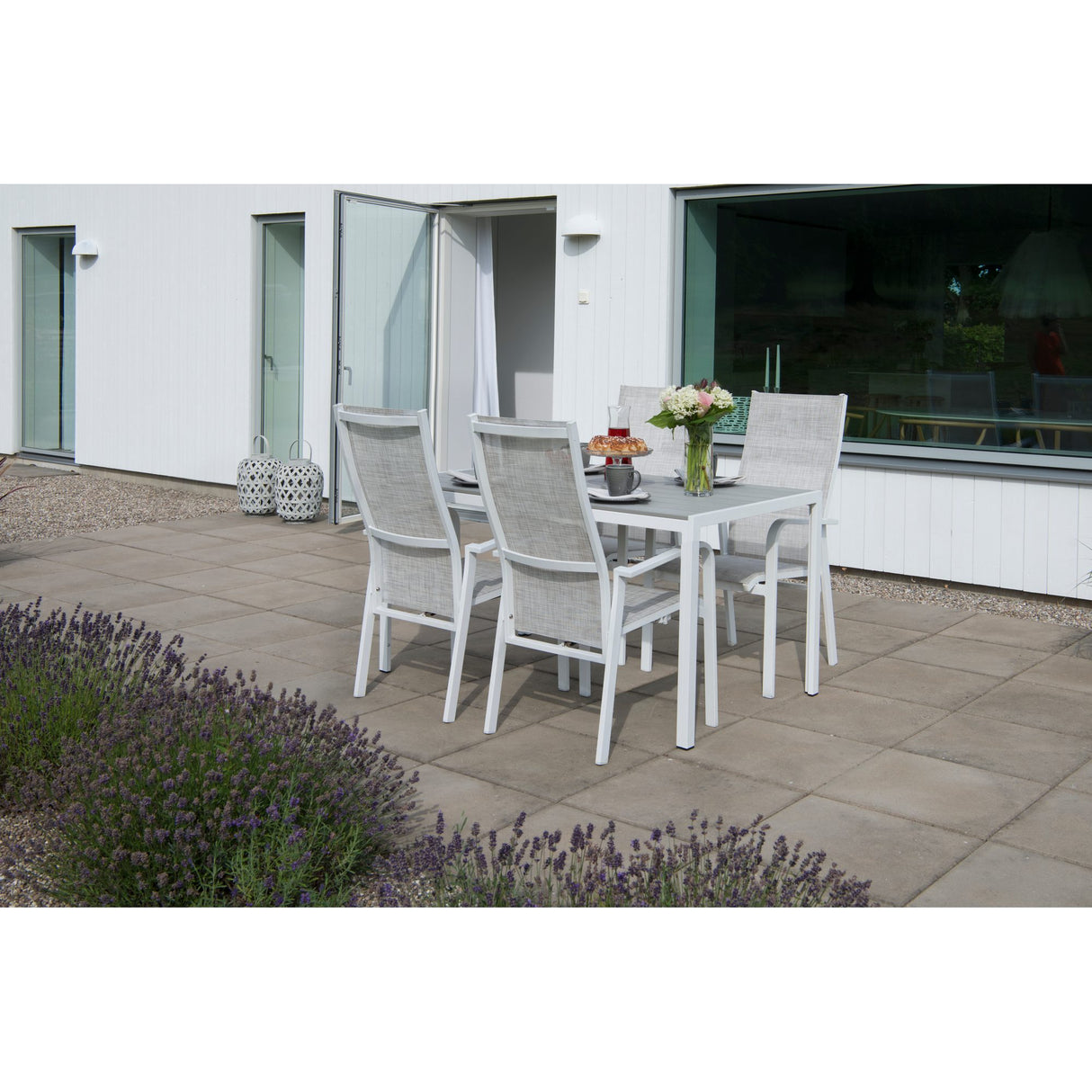 Hånger Positionsfåtölj Vit