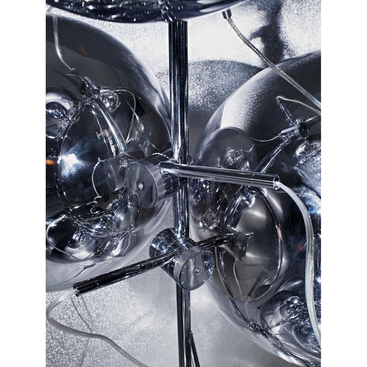 Mirror Ball Golvlampa Silver