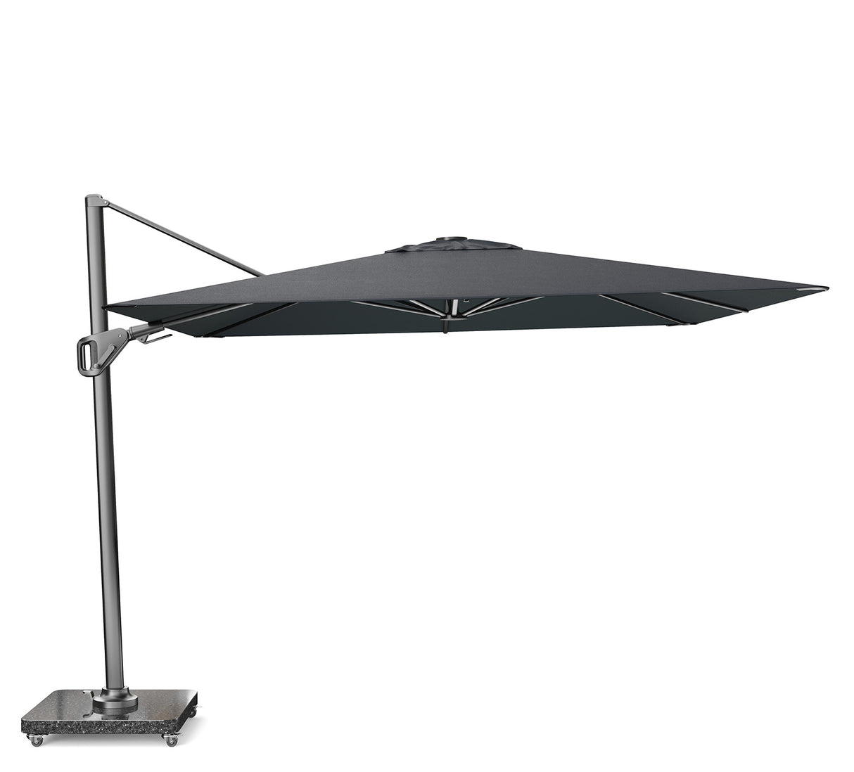 Nexus T2 Frihängande Parasoll 300x300 Anthracite / Faded Black