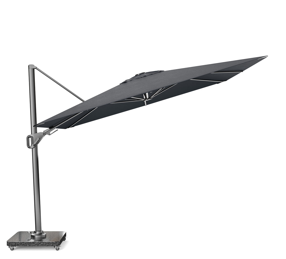 Nexus T2 Frihängande Parasoll 300x300 Anthracite / Faded Black