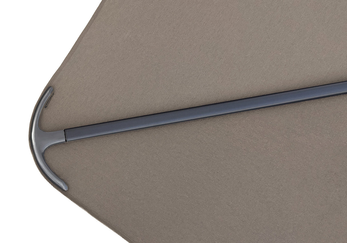 Nexus T2 Frihängande Parasoll 300x300 Anthracite / Havana