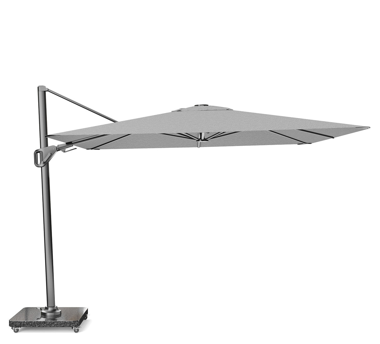 Nexus T2 Frihängande Parasoll 300x300 Anthracite / Manhattan