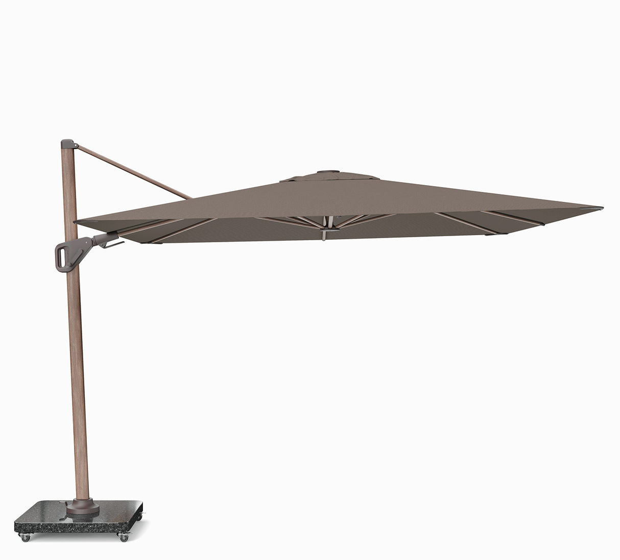 Nexus T2 Frihängande Parasoll 300x300 Mocha / Havana