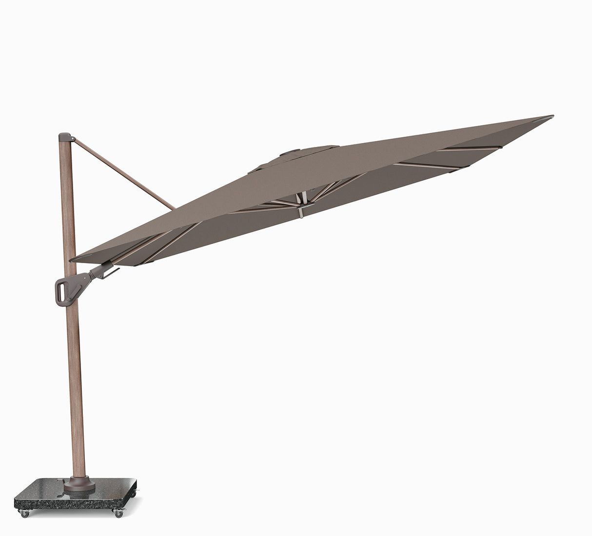 Nexus T2 Frihängande Parasoll 300x300 Mocha / Havana