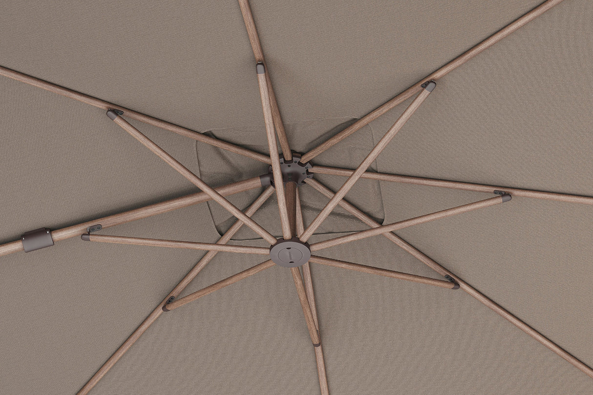 Nexus T2 Frihängande Parasoll 300x300 Mocha / Havana
