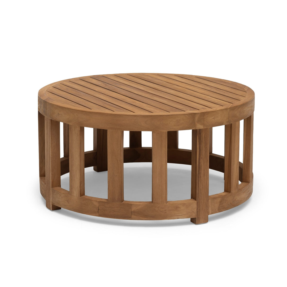 Himmelsnäs Utesoffbord Ø80 cm Brun