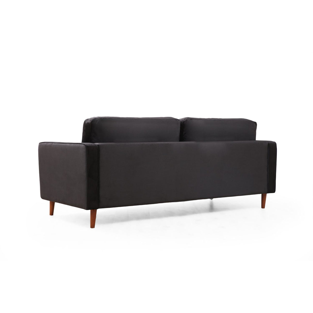 Rom (215 x 90 x 70 cm) 3-sitssoffa Svart ek