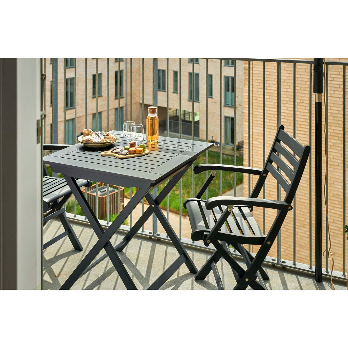 York 70x70 cm Klaffbord Matt svart