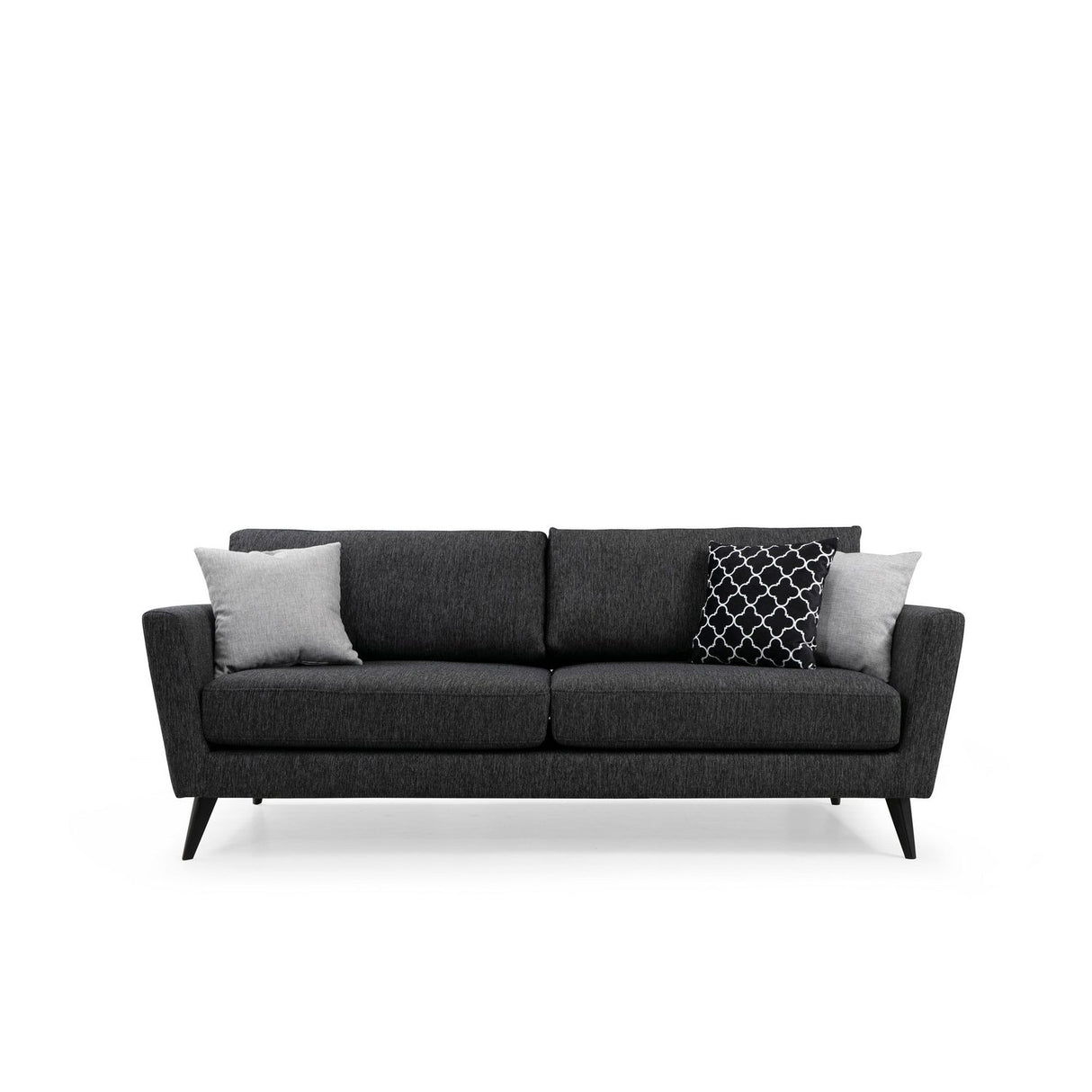 Port Louis 3 Seater (215 x 94 x 88 cm) Mörkgrå 3-sitssoffa