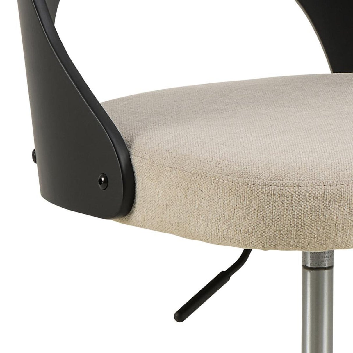 Dina Skrivbordsstol Svart/Beige