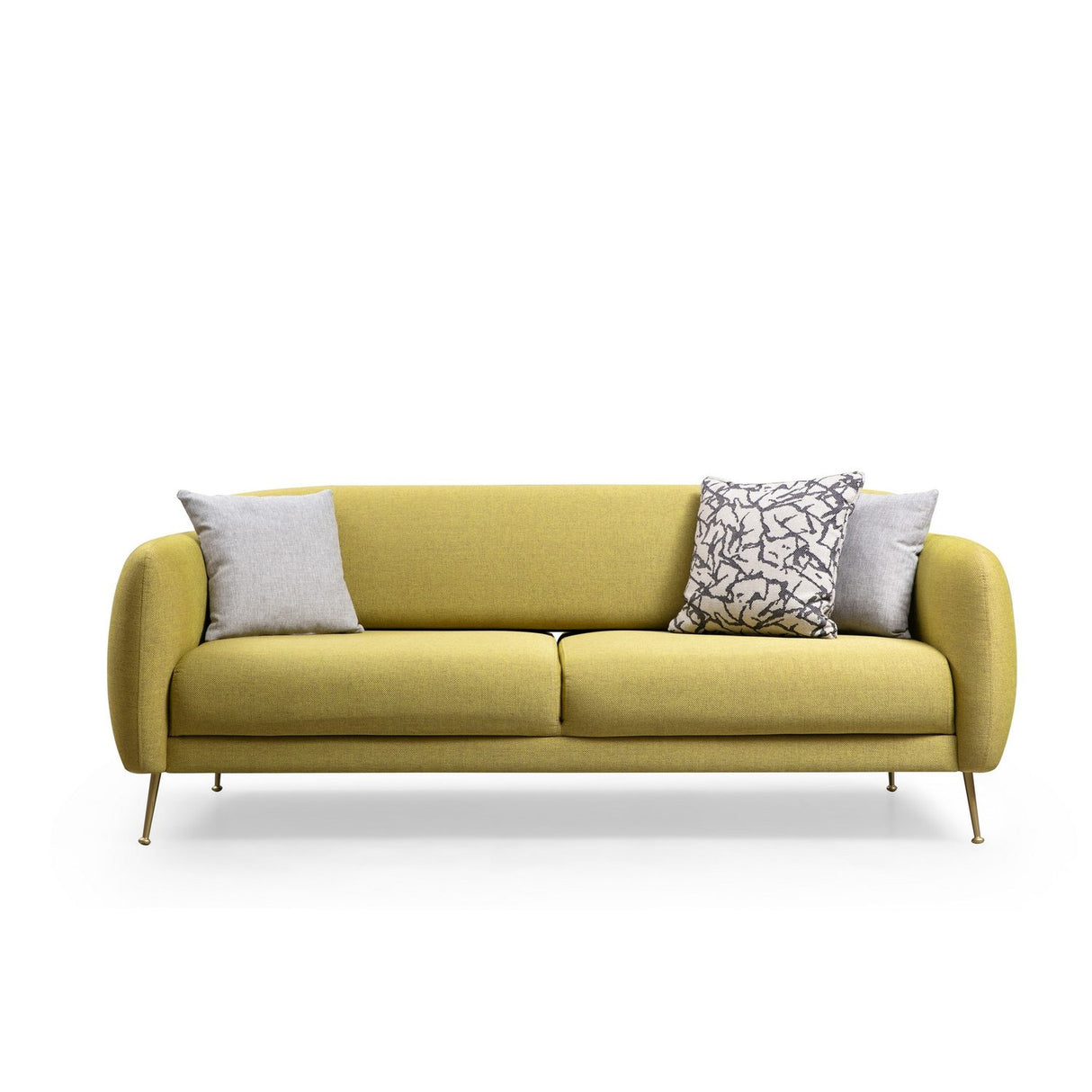 Sevilla 3-sits (214 x 98 x 85 cm) 3-sits bäddsoffa Gul