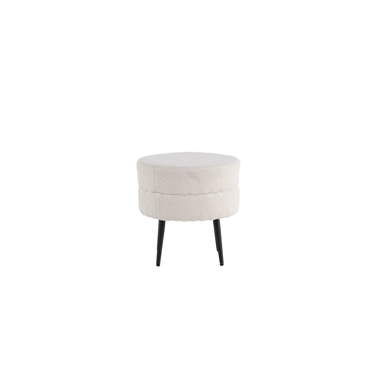 Pot Puff Svart, Polyester teddy
