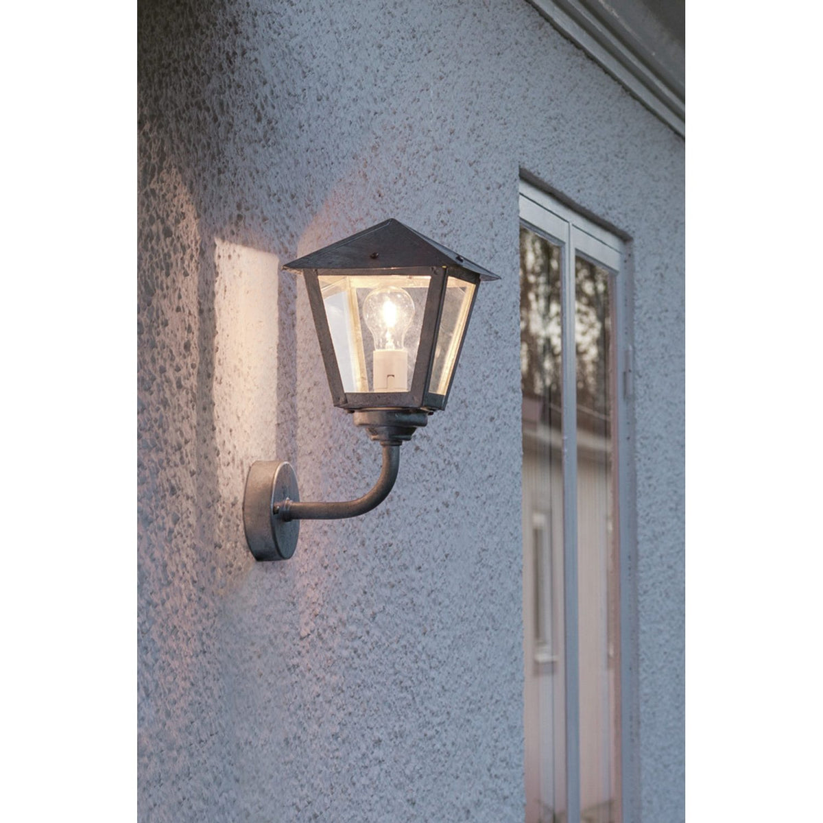 Benu 25 cm Galvaniserad Vägglampa Ute E27