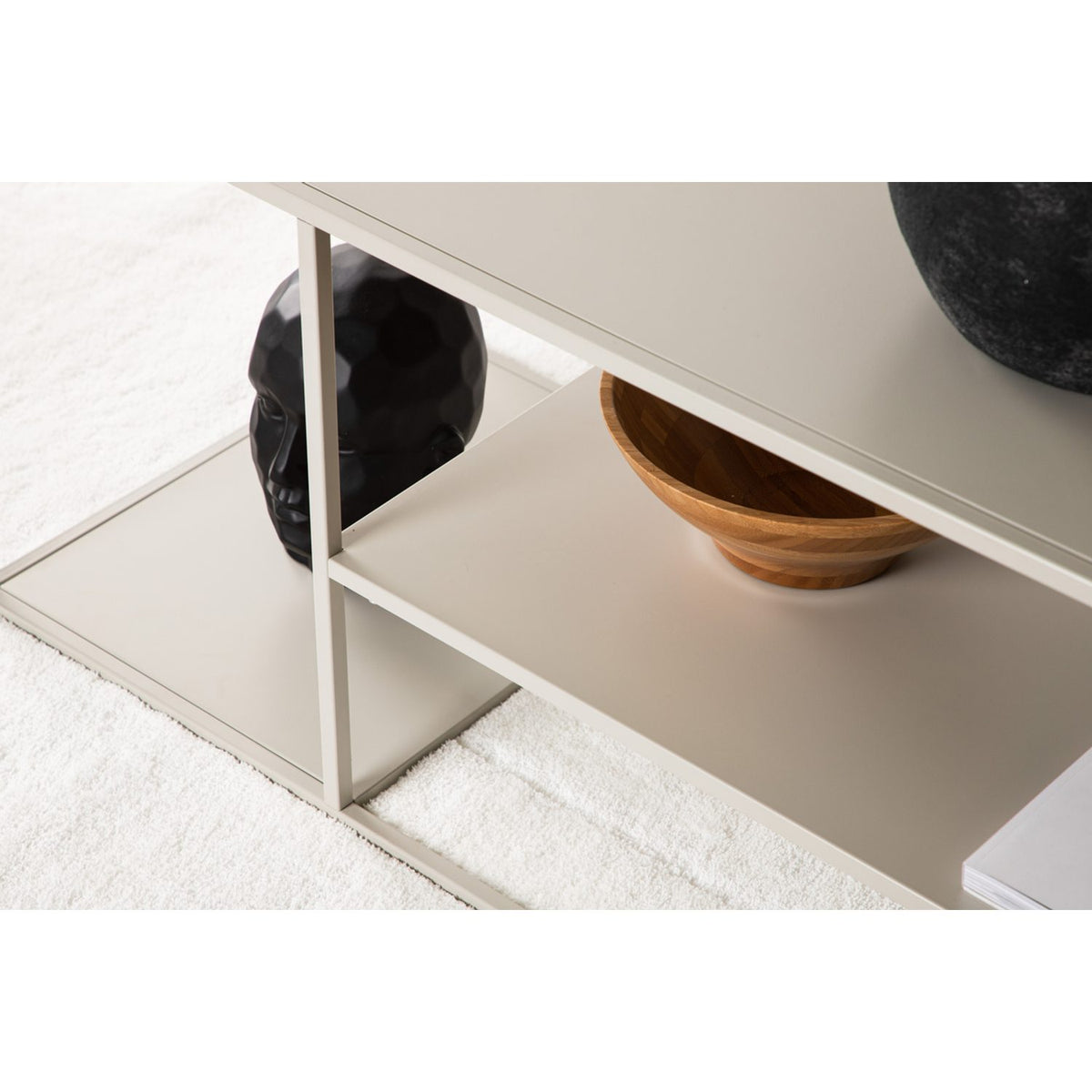 Staal Soffbord Beige