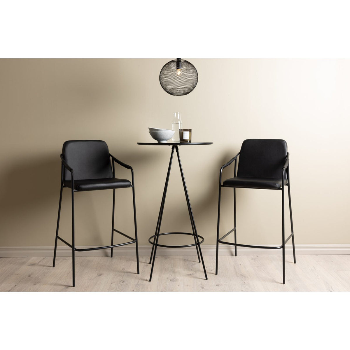 Bistro, Tvist Rund matgrupp Svart, Svart, ⌀60