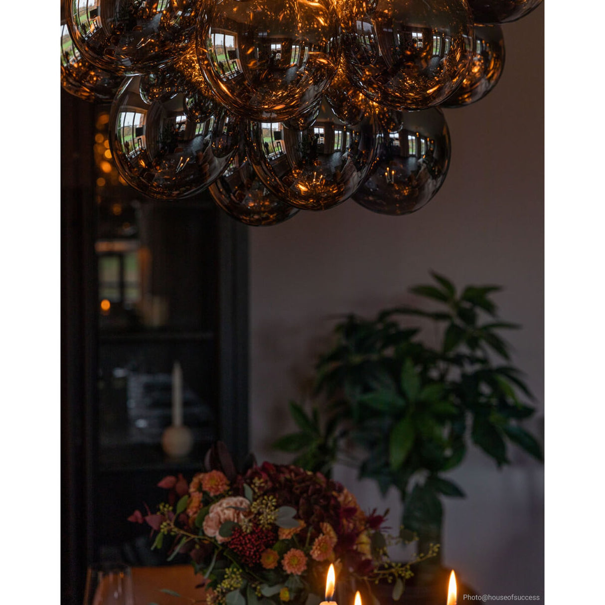 Gross Grande Taklampa Rökgrå