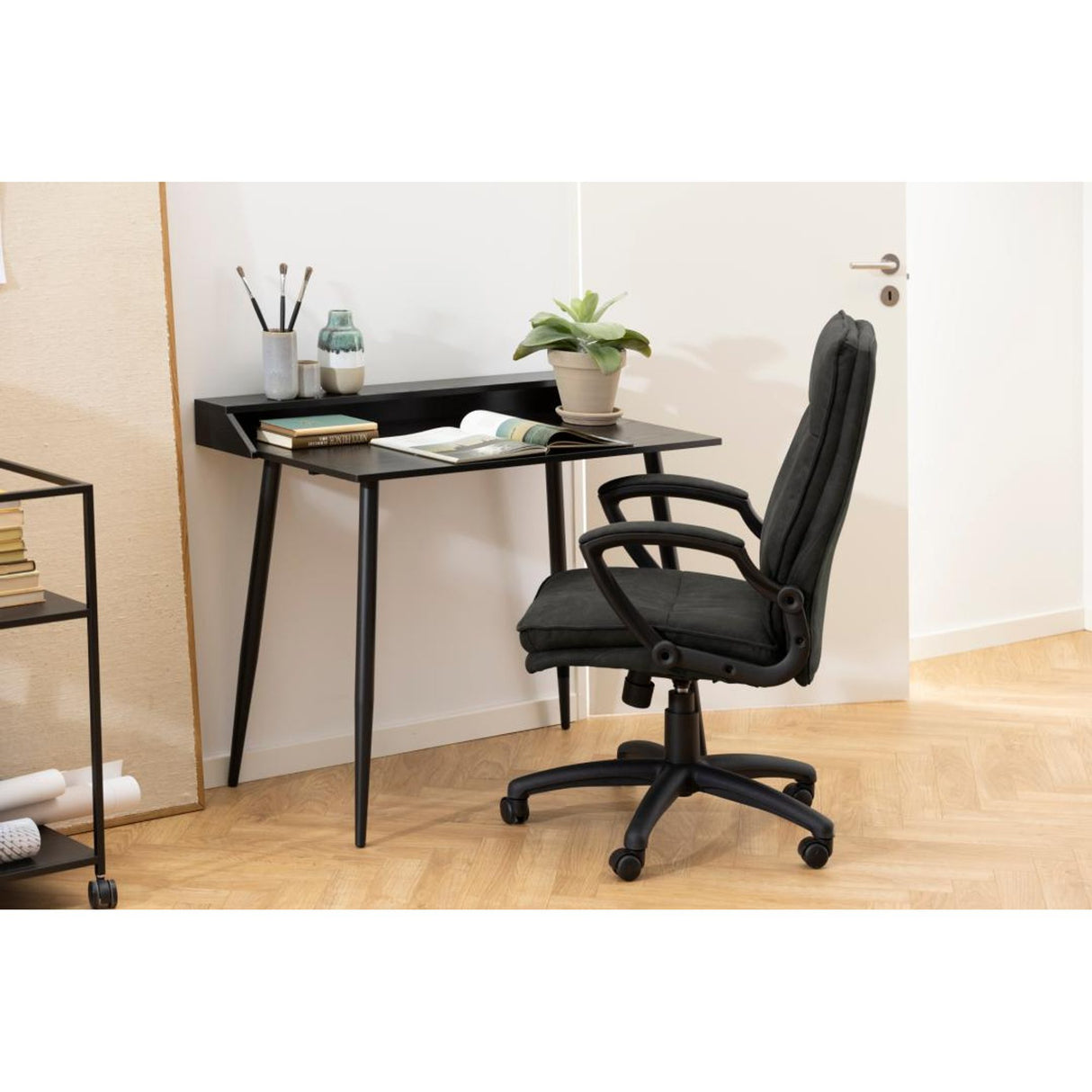 Jessi Skrivbordsstol Preston tyg Antracit