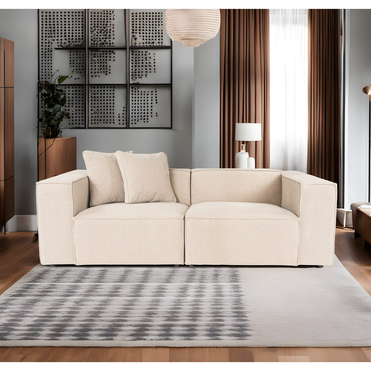 Tbilisi 2-sits (220 x 108 x 65 cm) 2-sitssoffa Persika