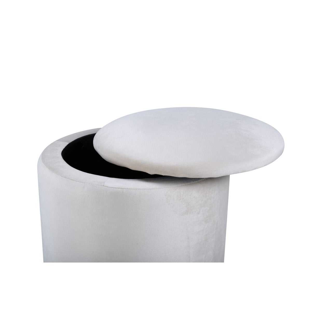 Limpen Puff Vit, Polyestersammet