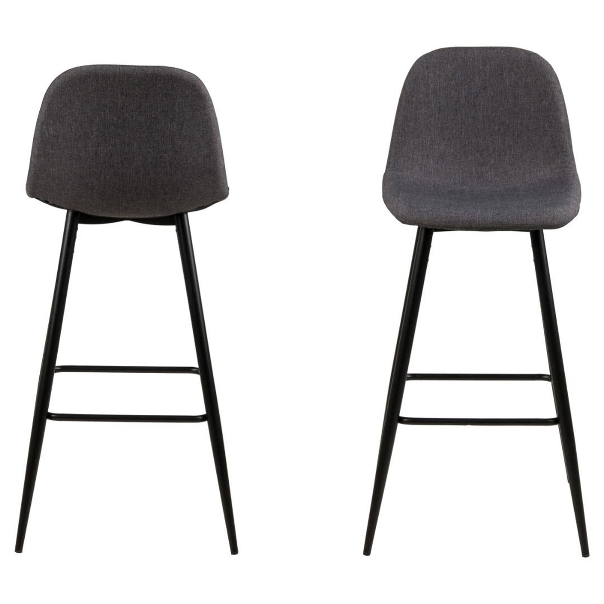 Wilma Hill Barstol Grå/Svart