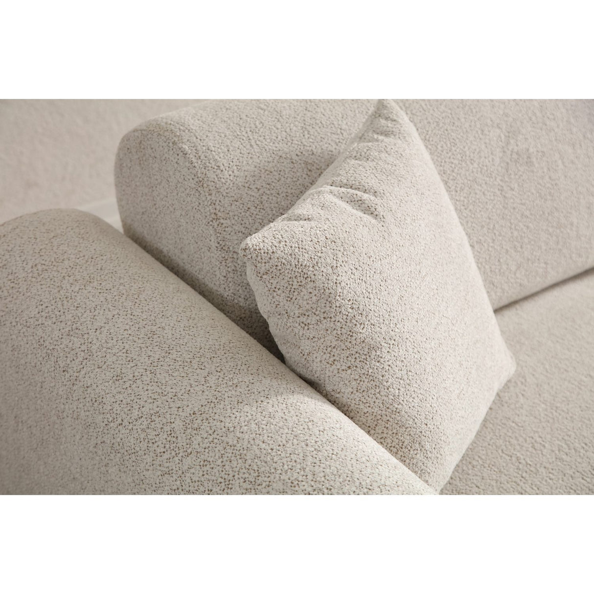 Accra 3-sits (228 x 88 x 75 cm) Creme 3-sits bäddsoffa