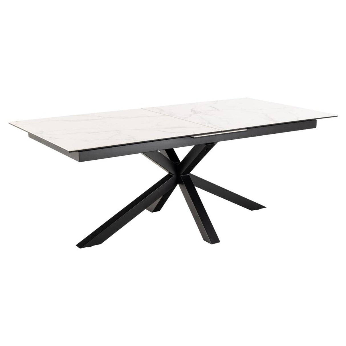 Verdun Matbord 100x200-240 cm Vitt Akranes