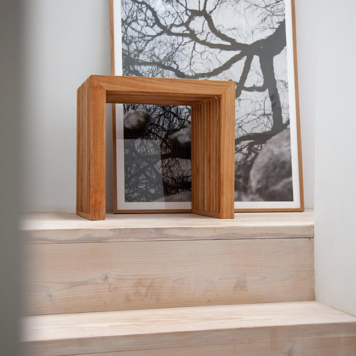 Rib 45x35 cm Pall Teak