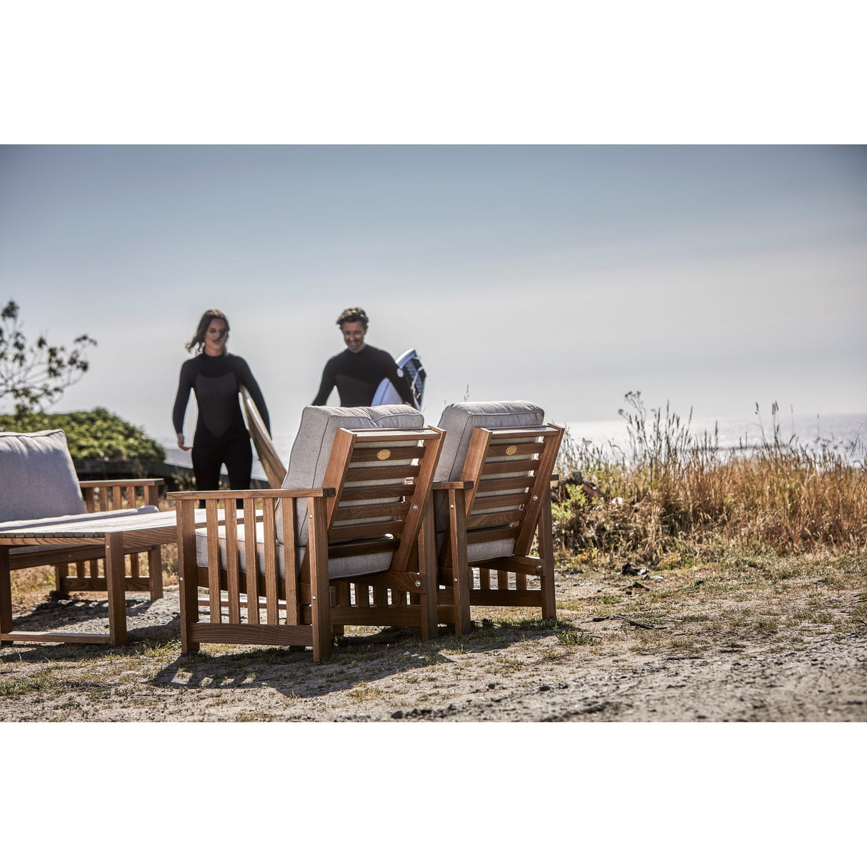 Gotland Utefåtölj Brun