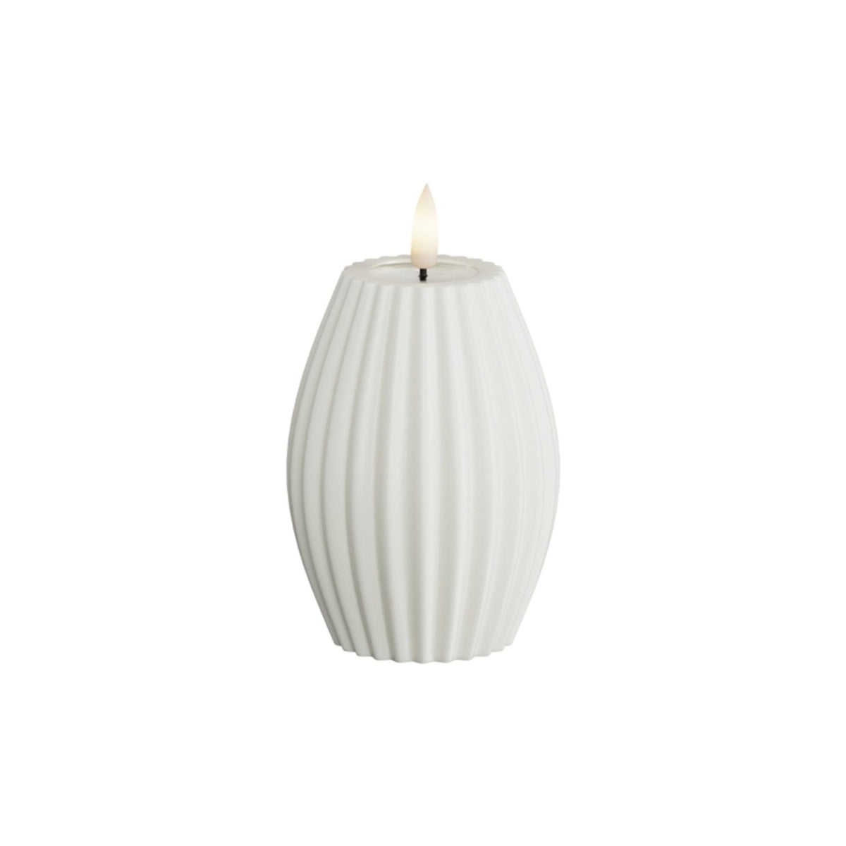 LED Räfflat Stripe 7,5x10 cm Blockljus Vit