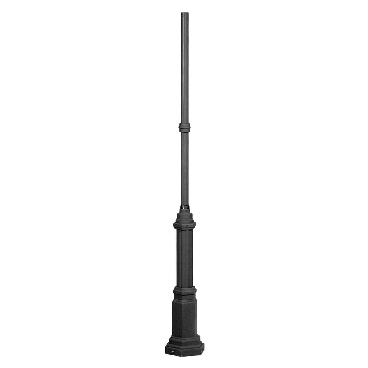 Hercules 213 cm Belysningsstolpe Svart