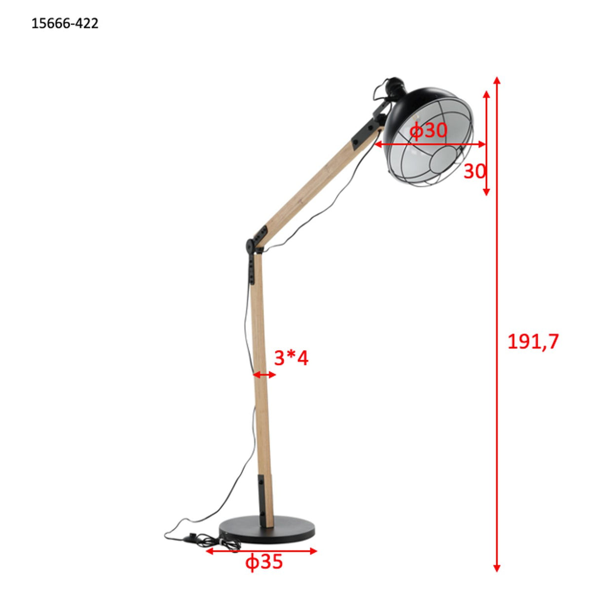 Kick Golvlampa