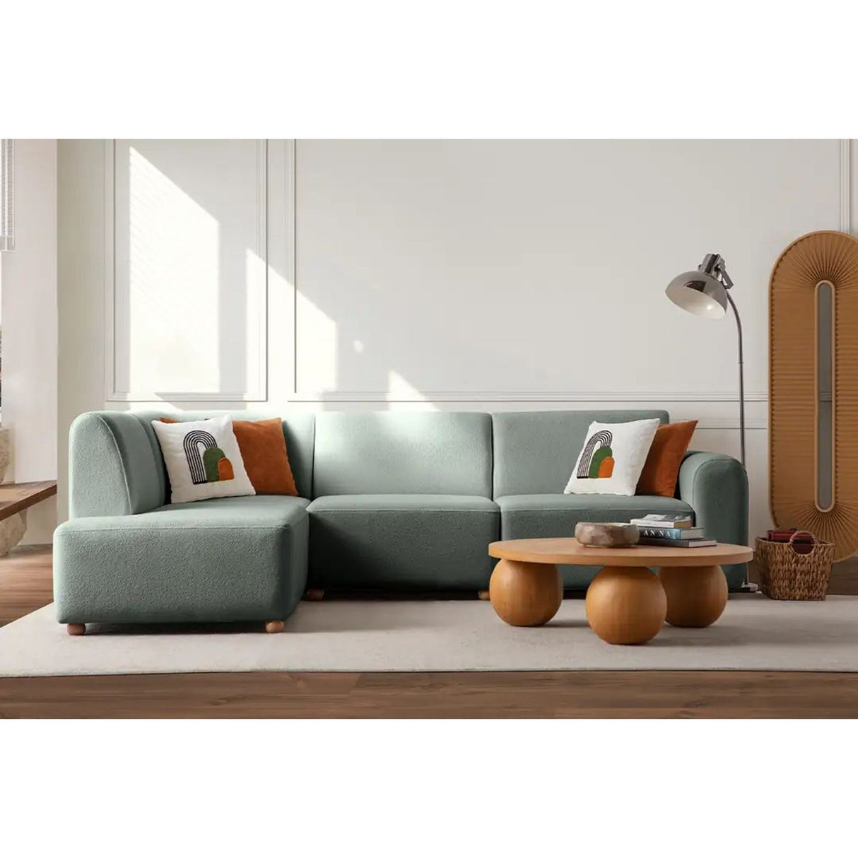 Zin Divansoffa Sea Green, Vänster