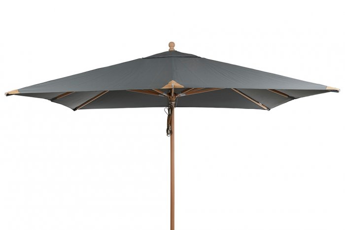 Como Träparasoll 3x3m Grå