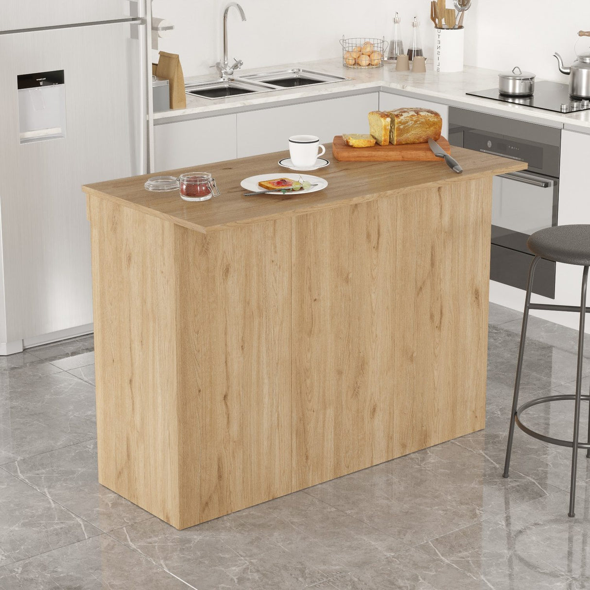 Quito rund (120 x 88,2 x 60 cm) Köksbord Ek