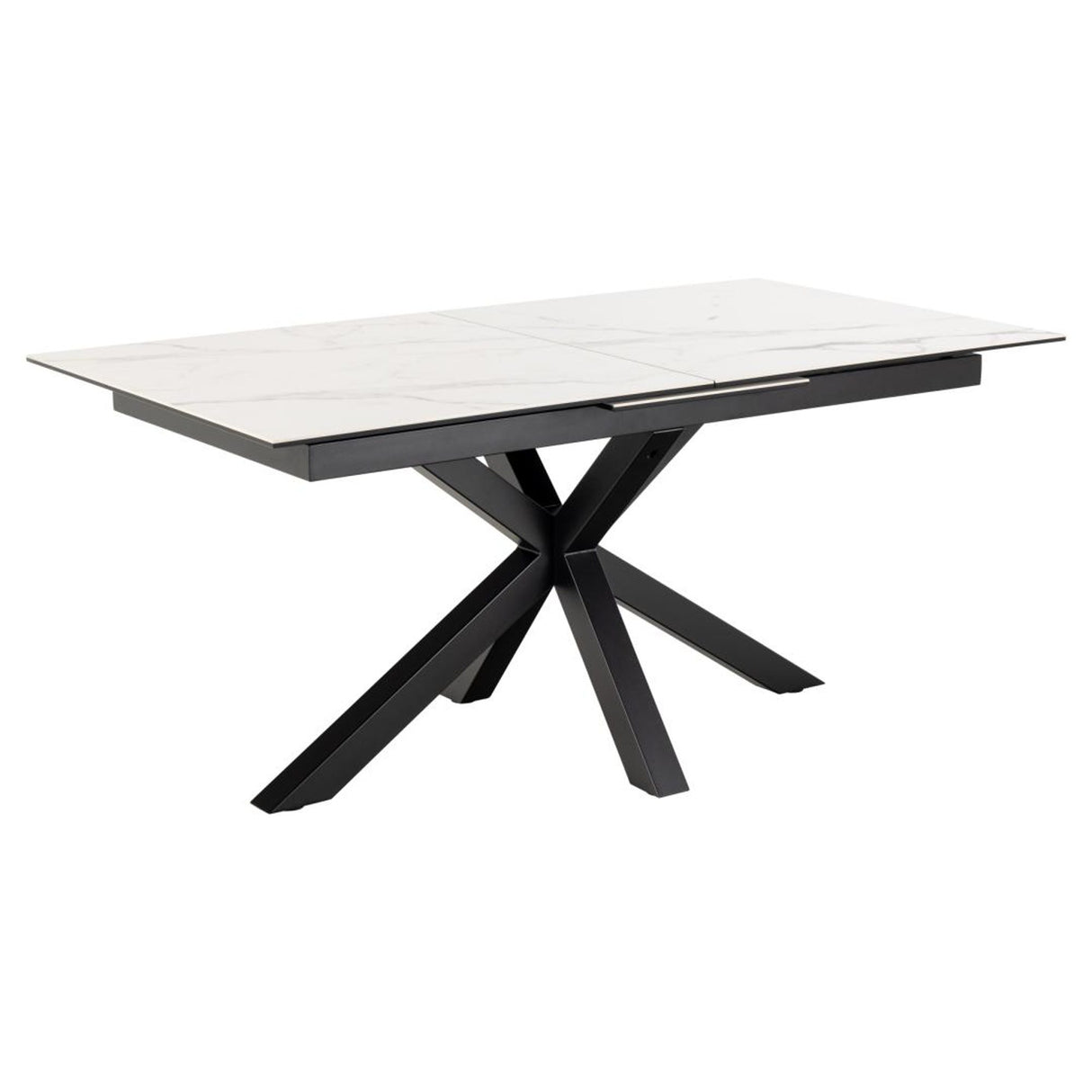Verdun Matbord 90x168-210 cm Vitt Akranes