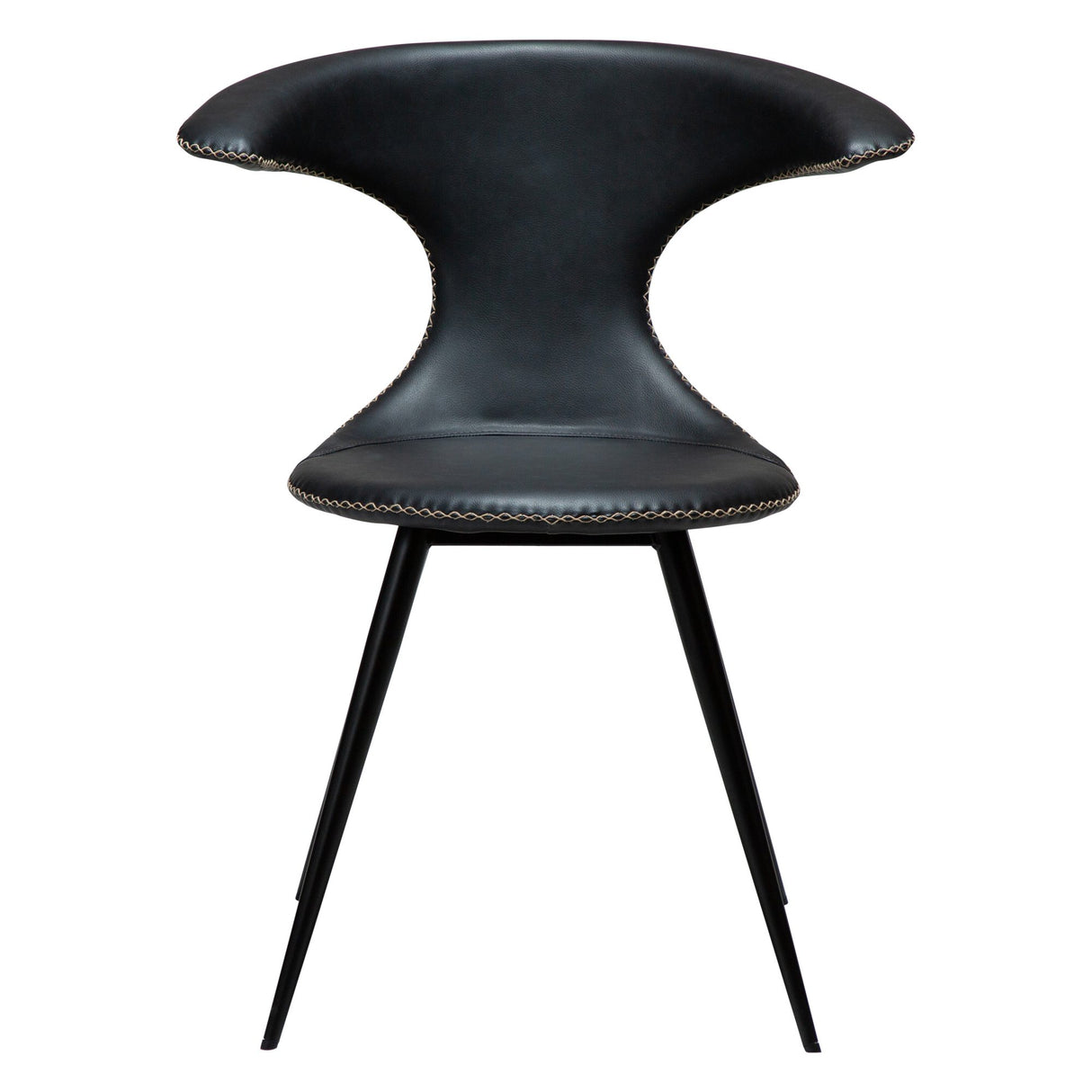 Flair Stol Raven Black Art.Leather, Black