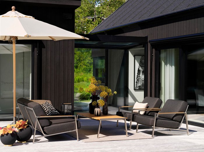 Parma Träparasoll Ø 3,5 m Trä/Natur