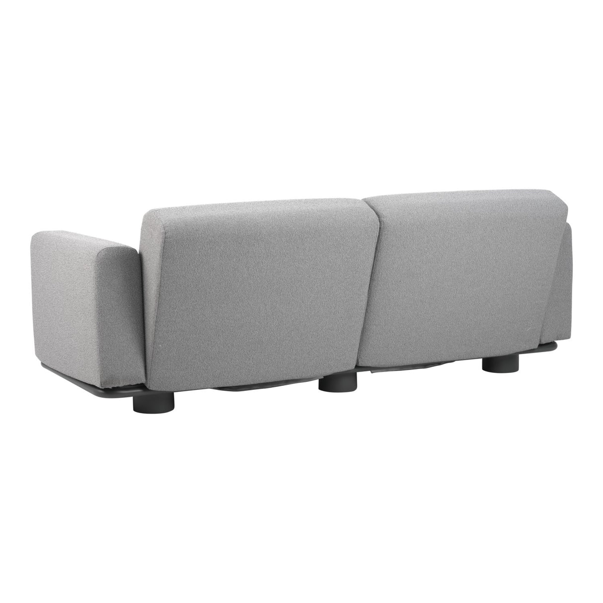 Bolster 2,5-sits Soffa 209x94 cm Antracit/Teddy Grey