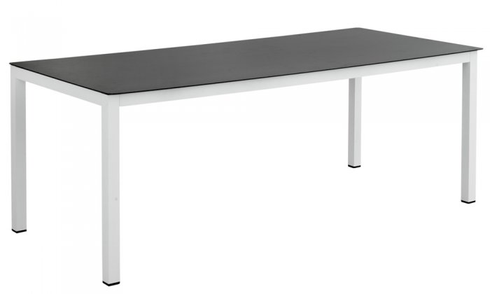 Rana Bord 200x90 cm Vit/Grå