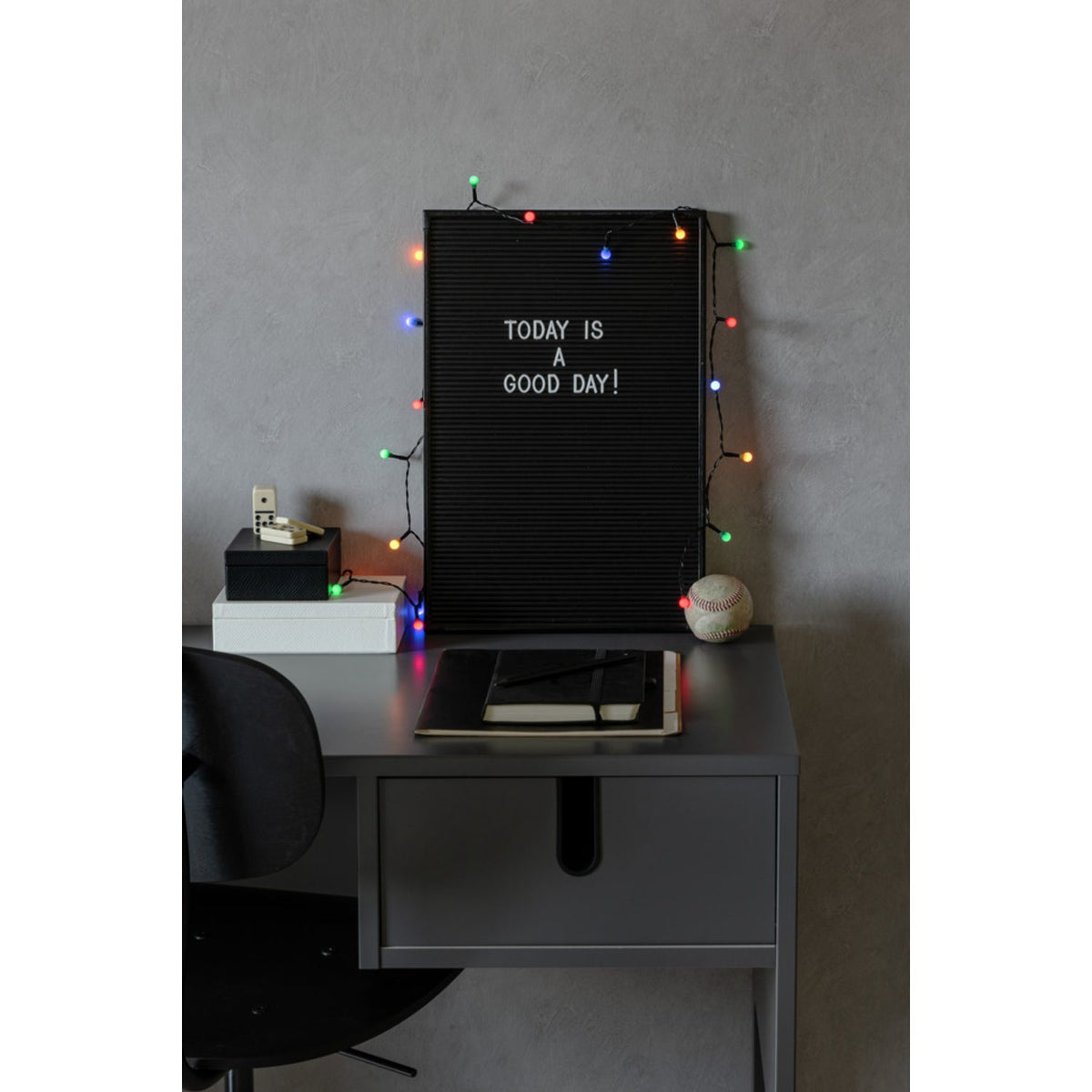Cherry LED Timer 6h Ljusslinga Inomhus 20 Lampor (1.52m), Färgad