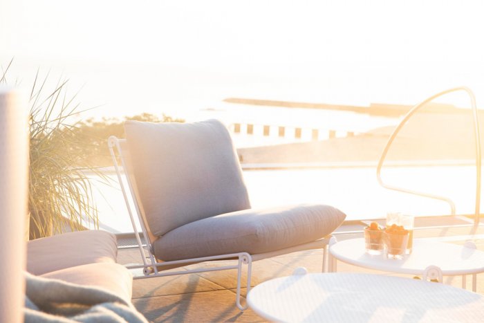 Blixt Soffbord 65 cm Vit