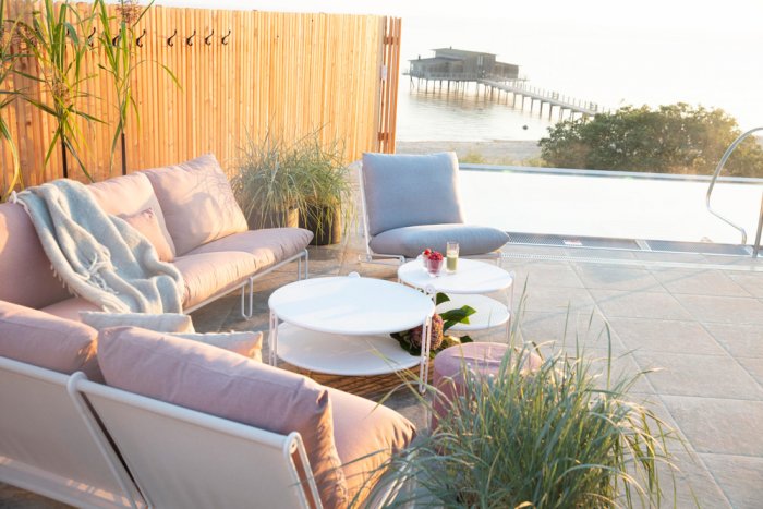 Blixt Soffbord 65 cm Vit